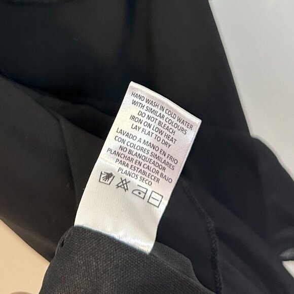 PETAL & PUP Ciao Ruffle Chiffon Gown in Black Size Large - Picture 8 of 14